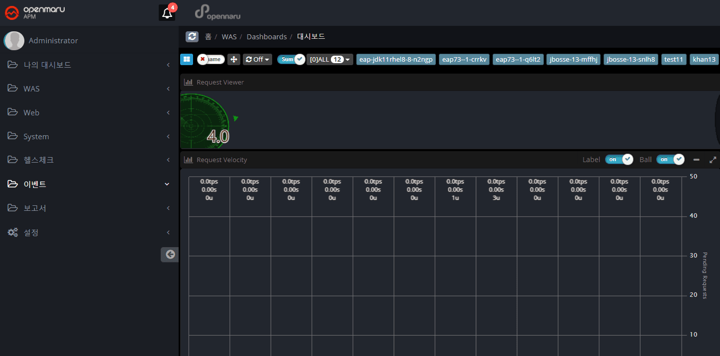 APM WAS 장애 분석 시스템 장애 발생시 APM을 통한 자동 경고 정책 구축