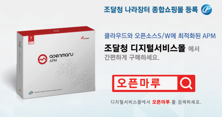 조달청 나라장터 디지털서비스몰 APM