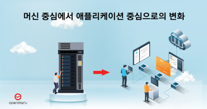 머신 중심에서 애플리케이션 중심으로의 변화