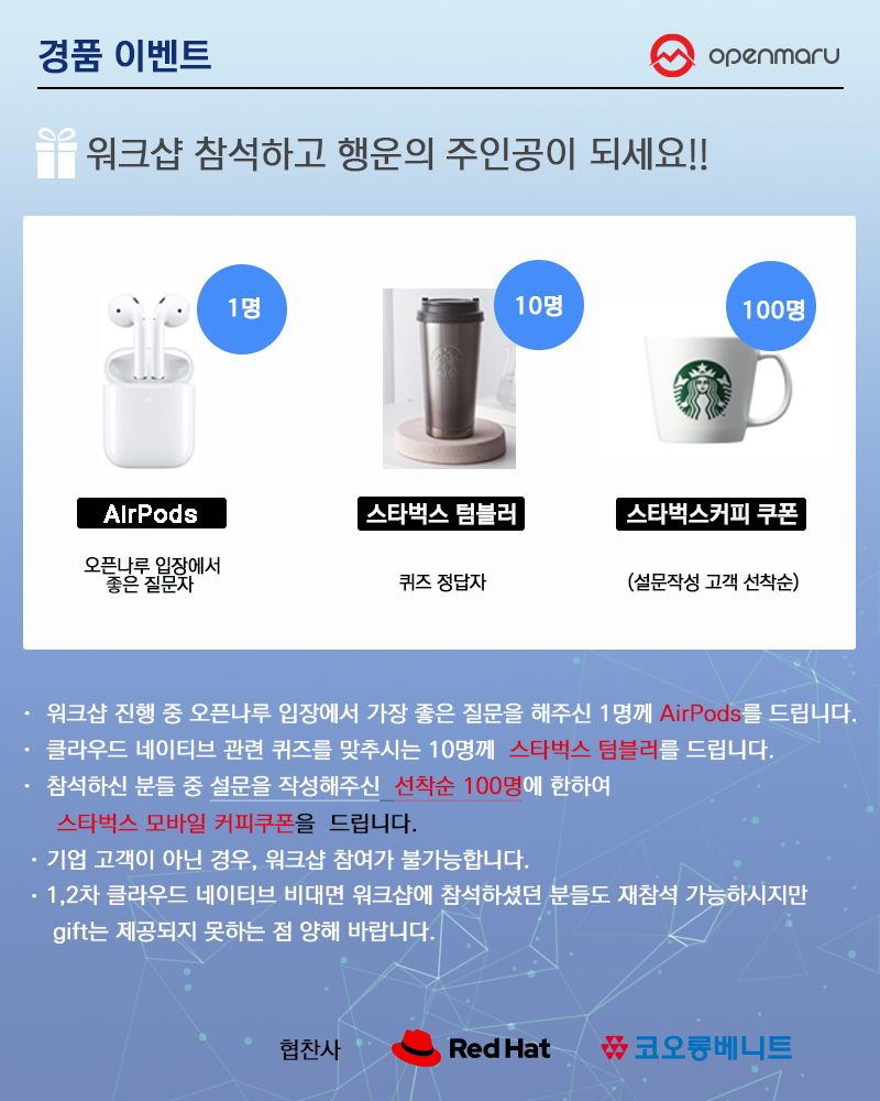 클라우드 네이티브 비대면 워크샵 2021년 10월 20일