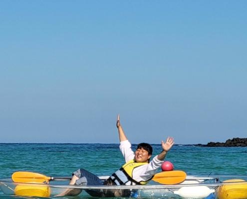 투명카약을 타고 저 멀리 제주 바다로... 투명카약을 타고 저 멀리 제주 바다로...
