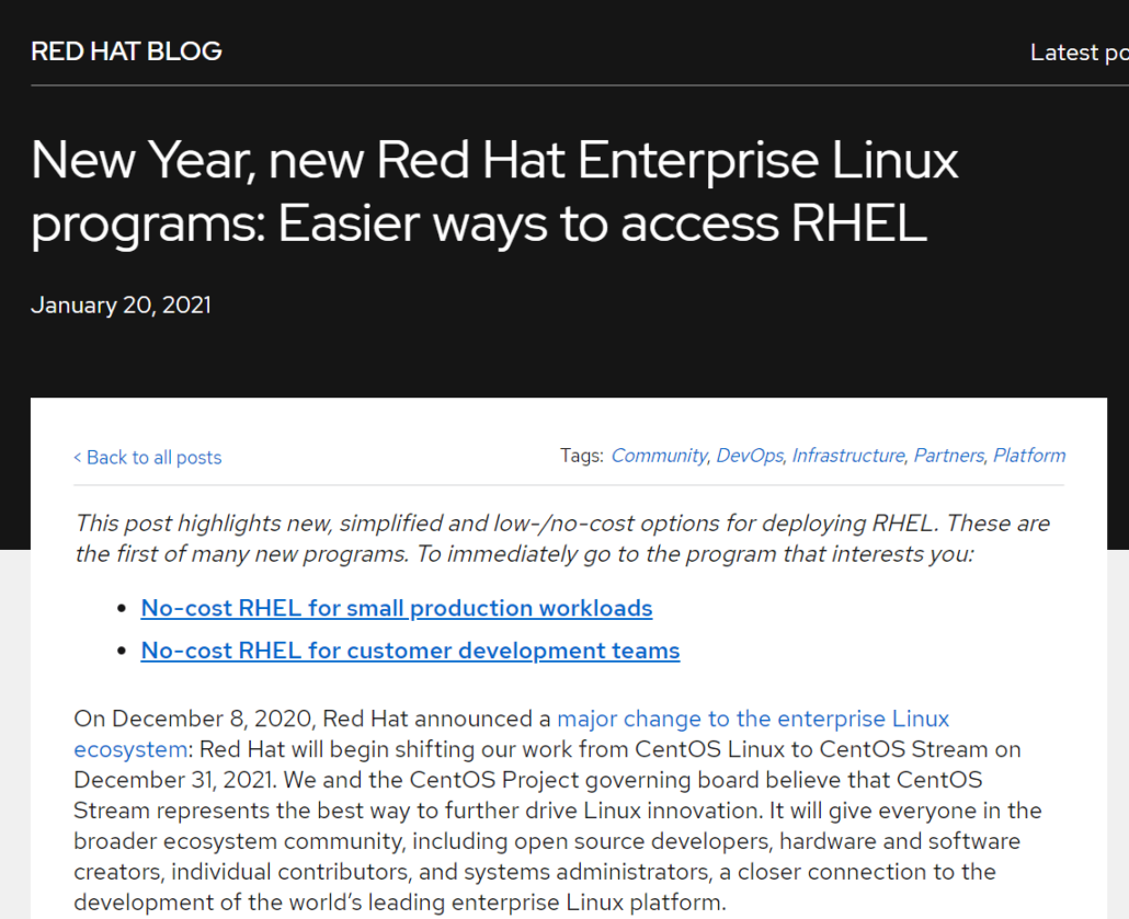 New Year, new Red Hat Enterprise Linux programs: Easier ways to access RHEL New Year, new Red Hat Enterprise Linux programs: Easier ways to access RHEL
