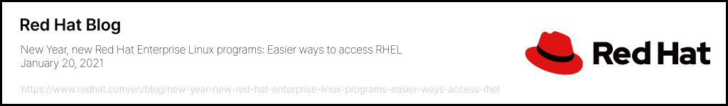 New Year, new Red Hat Enterprise Linux programs: Easier ways to access RHEL
