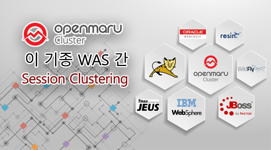 OPENMARU Cluster 데모 - 이 기종 WAS간 Session Clustering