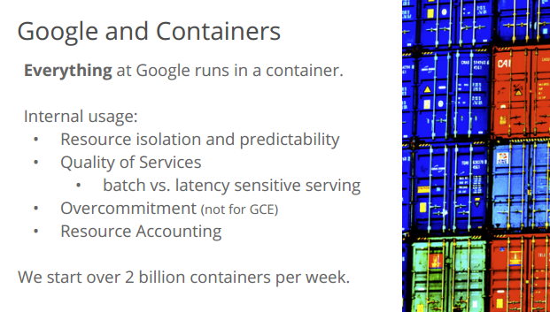 구글 그리고 컨테이너