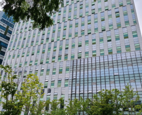 오픈마루 사무실 소재 - 서울숲M타워 전경