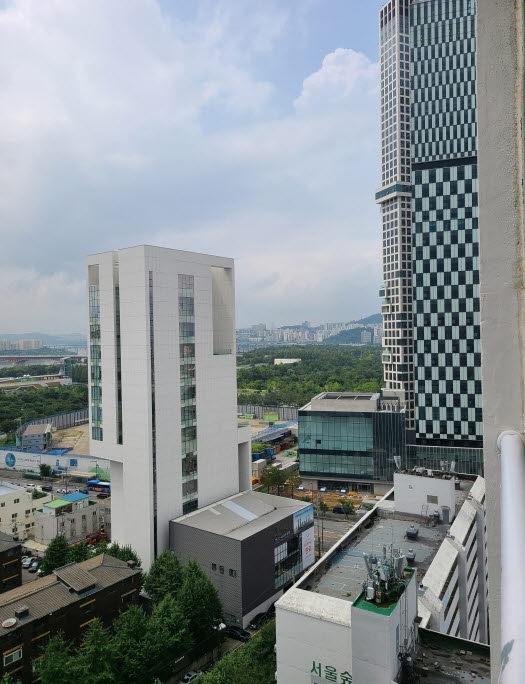 서울숲M타워 옥상에서본 서울숲 풍경