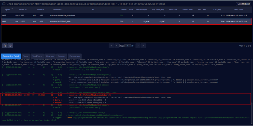 OPENMARU Sentry_헬스체크 오류 현황 OPENMARU Sentry_헬스체크 오류 현황