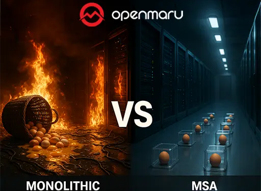 모든 계란을 한 바구니에? 데이터센터 재난과 모놀리식 구조의 위험성