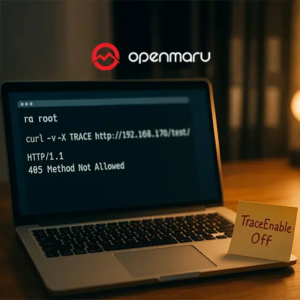 HTTP TRACE method 보안취약점 관련 실무적 대응 방법